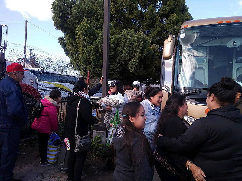 San José California, autobuses a México